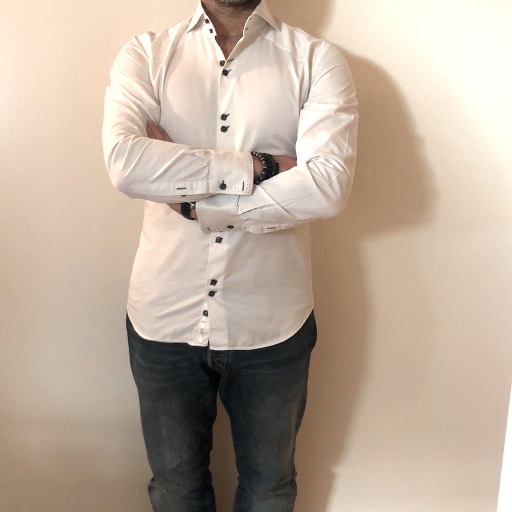 Designer style men buttondown shirt